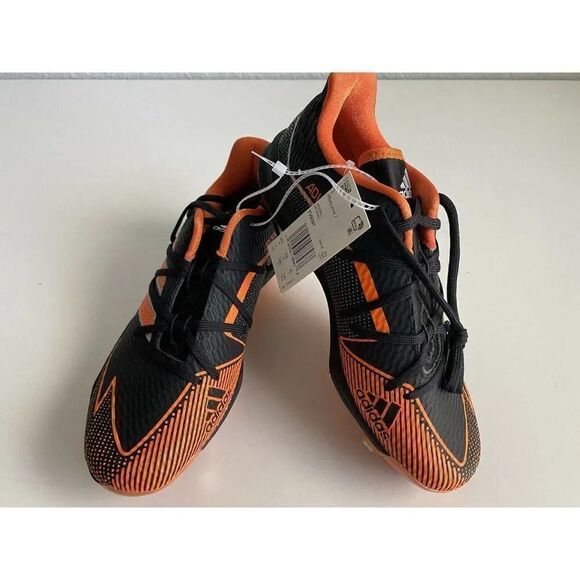 Adidas Afterburner 7 Baseball Cleat Men’s Sz 7 Black/Orange Style FV9397 NWOB - Picture 1 of 9